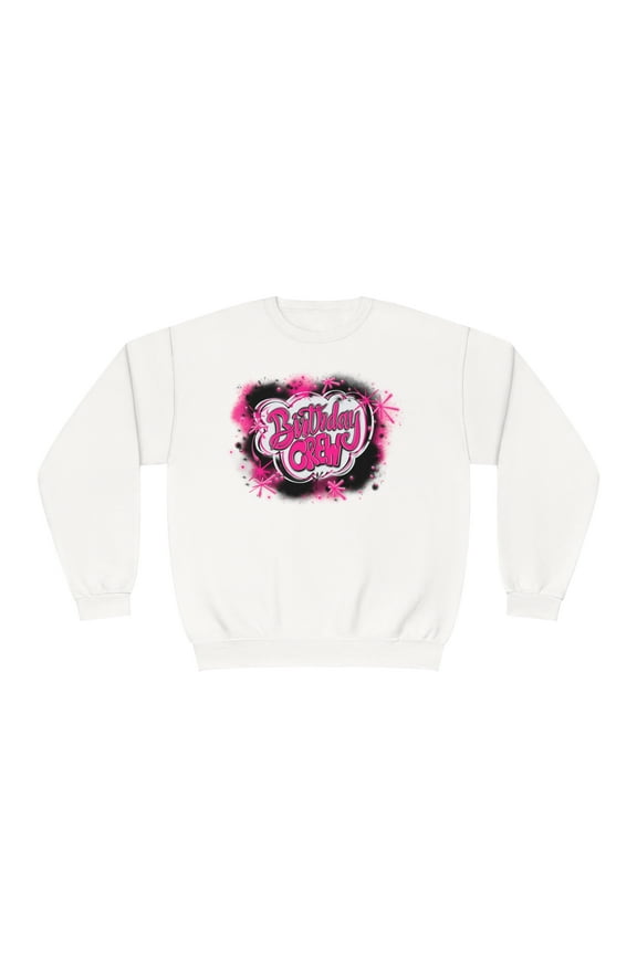 Airbrush Apparel Birthday Crew Unisex NuBlend® Crewneck Sweatshirt