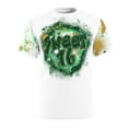 thumbnail image 1 of Airbrush Apparel Sweet 16 Green Custom shirt Unisex Cut & Sew Tee (AOP), 1 of 4