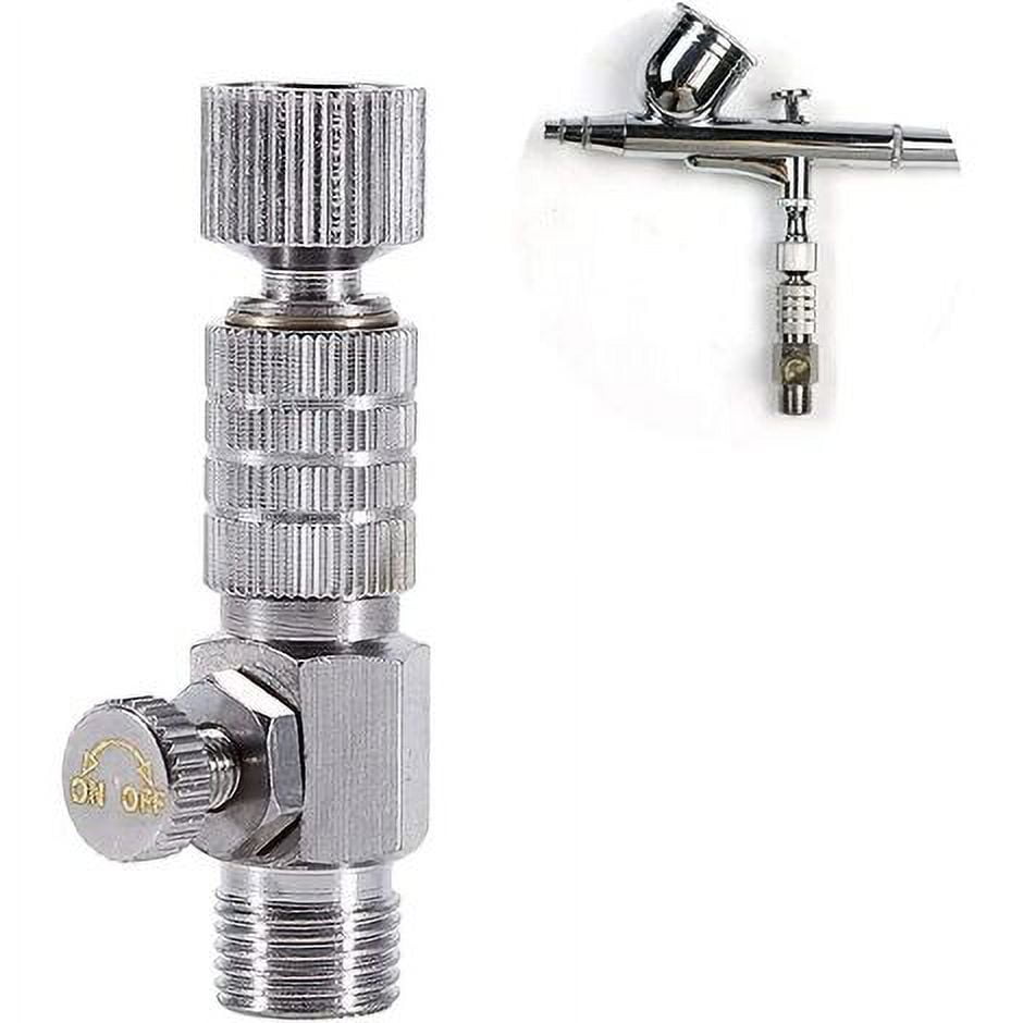 Airbrush Disconnect Coupler, Quick Connect Adapter with Air Flow
