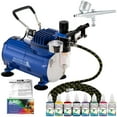 thumbnail image 1 of Professional Face & Body Art Airbrush Kit with G22 Airbrush, Master Compressor TC-20, Air Hose & 8 Custom Body Art Colors, 1 of 2