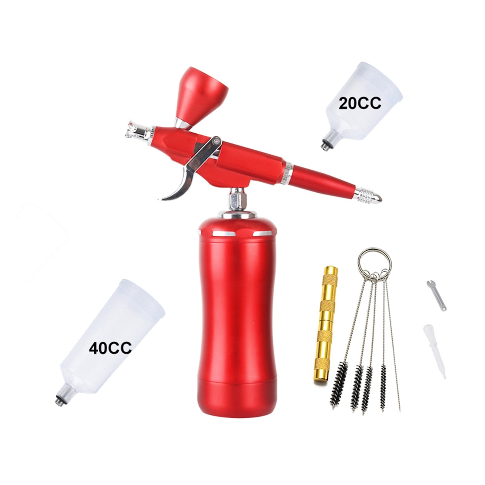 Airbrush Kit Auto Start Function Siphon Trigger Spray Gun For Art Model