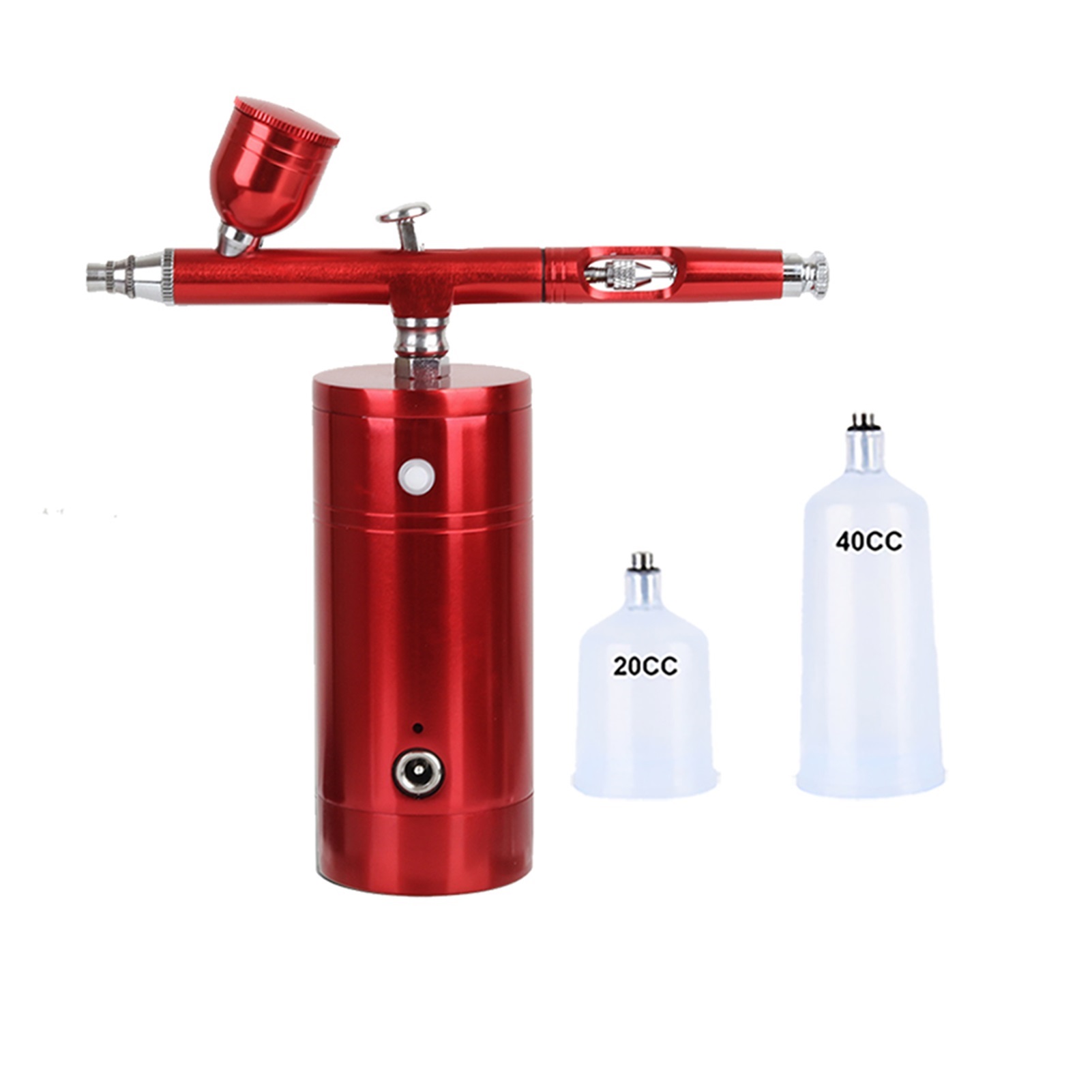 Airbrush Kit Mini Compressor Set Single Action Spray Gun For Makeup