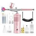 thumbnail image 1 of Airbrush Kit with Compressor, 48PSI High Pressure Air Brush Kit with 0.3/0.5mm Noz G4179, 1 of 6