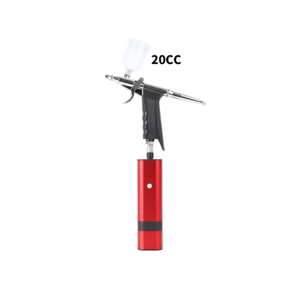 Portable Airbrush Kit with Gravity Trigger Type Spray Gun for Art Model Body Paint Artist Makeup Nail Tattoos Cake Tools