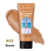 Airbrush Leg Makeup Lotion, Flawlessly Covers Leg Imperfections, Waterproof Leg Concealer #3 Bronze, 4 fl oz