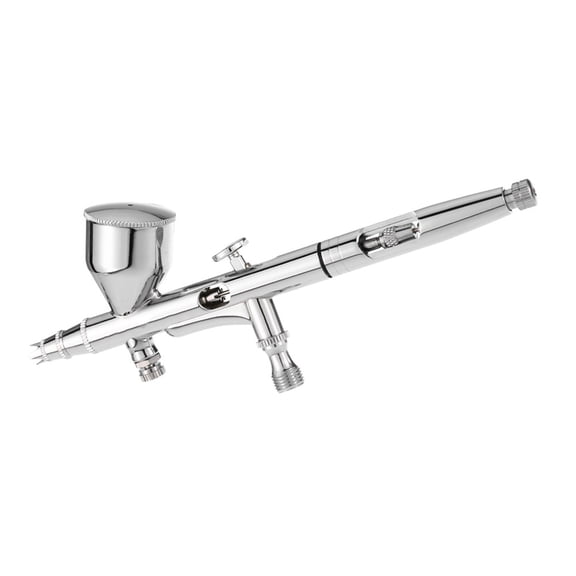 Airbrush,Model Body Set Art Alimentation Par Body Nail Paint Model De Brosse Art Craft Kit Set Air Brush Modle De Nail Air Airbrush Kit 0.2/0.3/0.5mm 9cc Craft Paint Air D'art Modle