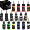 thumbnail image 1 of Airbrush Paint, 15 Colors with 1 Thinner Airbrush Paint Set, Water-Based Air Brush Painting 0.67 oz, Brilliant Colors Acrylic Airbrush Paint for Nails, Aetists, DIY, Hobbyist, Beginners, 20ml/Bottle, 1 of 5