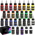 thumbnail image 1 of Airbrush Paint, 26 Colors with 2 Thinner Airbrush Paint Set, Water-Based Air Brush Painting 0.67 oz, Brilliant Colors Acrylic Airbrush Paint for Nails, Aetists, DIY, Hobbyist, Beginners, 20ml/Bottle, 1 of 6