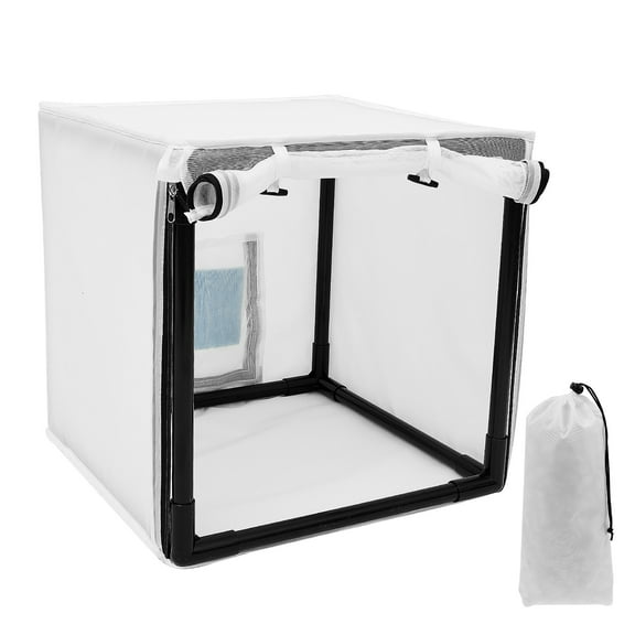 Airbrush Paint Spray Booth 15/29.5 Inch Detachable Model Painting Spray Booth Portable for DIY Projects Remote Control Toy Car