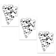 thumbnail image 1 of Airbrush Pile of Skulls Stencil Set (3 Pack of Same Skull Design) - Laser Cut Reusable Templates - Auto, Motorcycle, 1 of 4