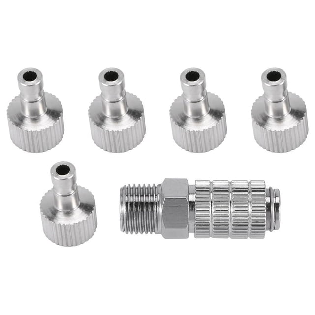 1/8 3 Way Airbrush Air, 8 Air Splitter Fitting Connector, Air Hose Adapter To 1 Airbrush Hose Splitter Hose Manifold Adapter Splitter Tattoo Spray Connector