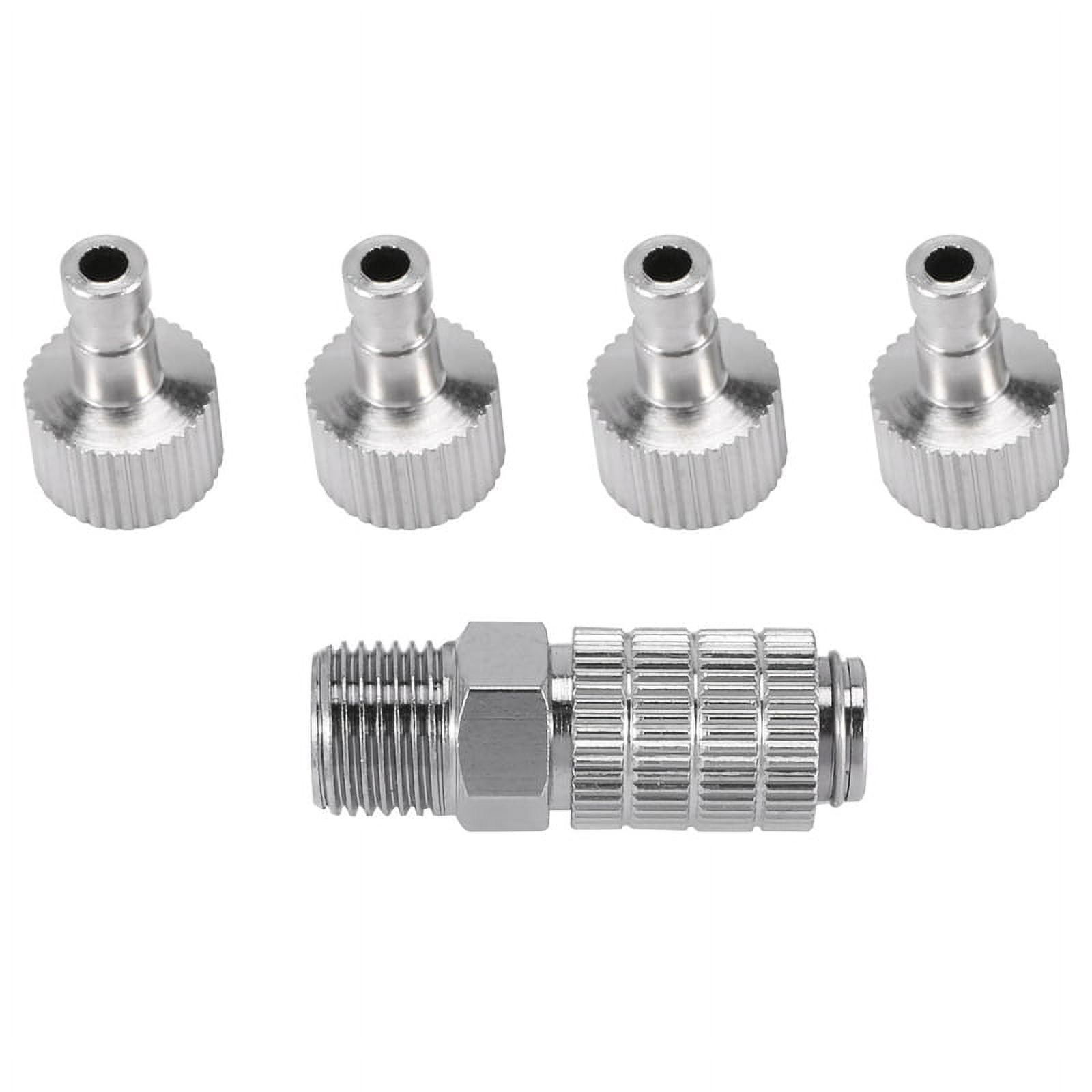 Airbrush Quick Disconnect Coupler Release Fitting Adapter with 5 Male