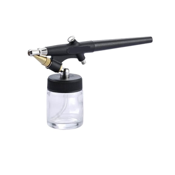 Airbrush Set Model Coloring Painting Small Spray Gun With Gas Tube And Two Paint Bottles High-quality Spray Paint Tool Kits ,Easy to Clean