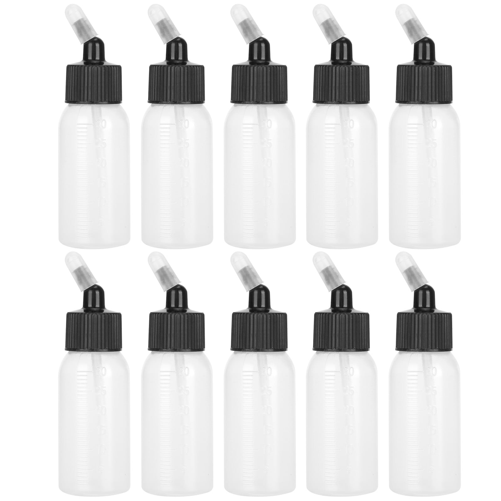 Airbrush Siphon Feed Jar, Plastic Jar Bottles Pigment Container With
