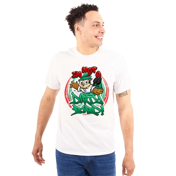 Airbrush Woodsy Owl Not A Dirty Bird Unisex Plus Size Graphic Tee Brisco Brands 2X
