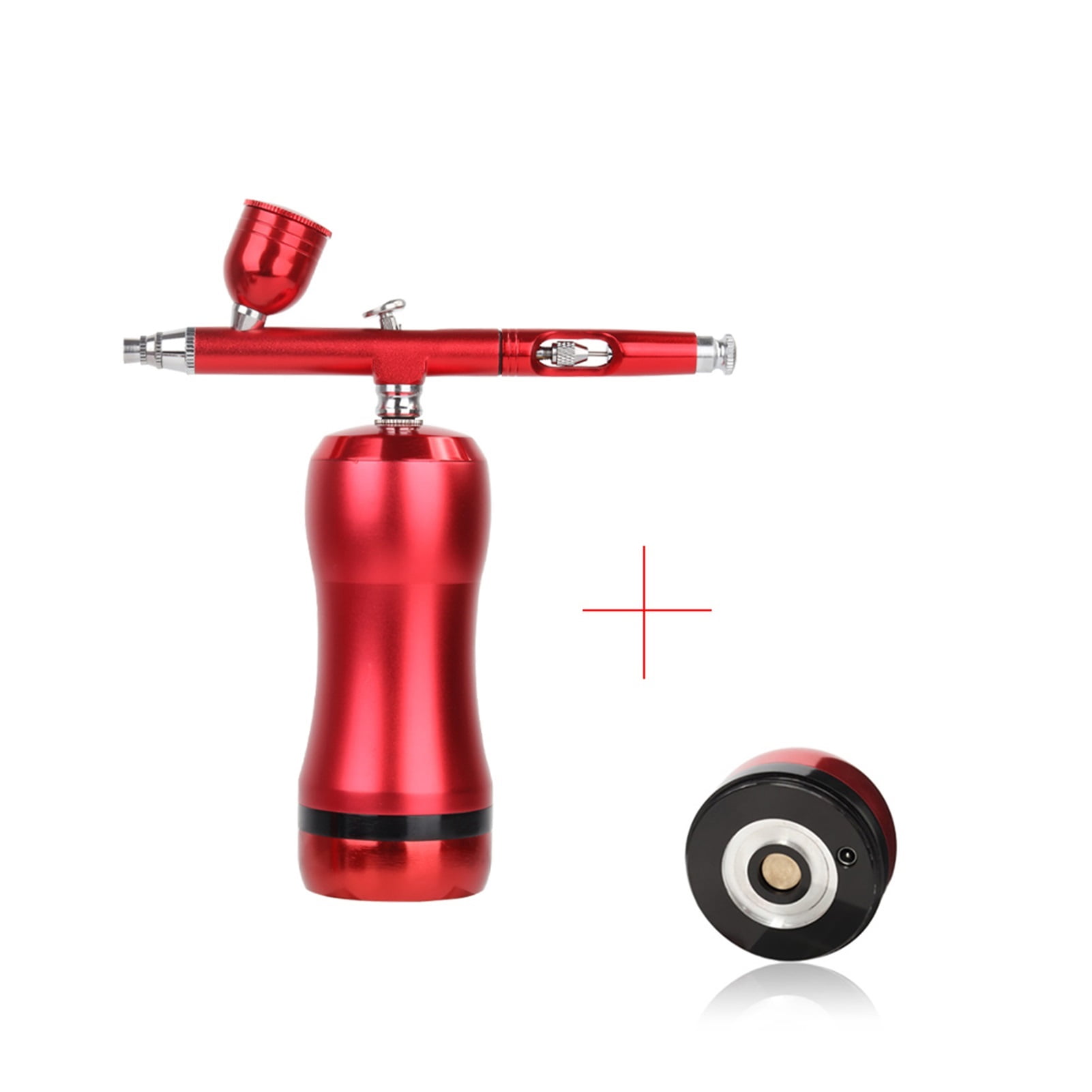 Airbrush kit compressor auto start stop replace battery body art desgn