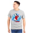 thumbnail image 1 of Airbrushed Bear Mascot Icee Ahh Unisex Plus Size Graphic Tee Brisco Brands 2X, 1 of 5