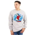 thumbnail image 1 of Airbrushed Bear Mascot Icee Ahh Unisex Plus Size Long Sleeve Tee Shirt Brisco Brands 2X, 1 of 5