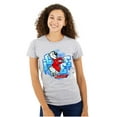 thumbnail image 1 of Airbrushed Bear Mascot Icee Ahh Women's T Shirt Ladies Tee Brisco Brands S, 1 of 5