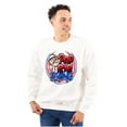 thumbnail image 1 of Airbrushed Cartoon Popeye Strong Men Big & Tall Sweatshirt Brisco Brands 2X, 1 of 5