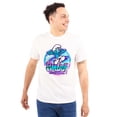 thumbnail image 1 of Airbrushed Cartoon Smurf Tastic Unisex Plus Size Graphic Tee Brisco Brands 2X, 1 of 4