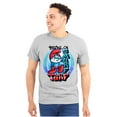 thumbnail image 1 of Airbrushed Cartoon Your on Smurf Turf Men's Big & Tall Crewneck Graphic Tee Brisco Brands 2X, 1 of 4