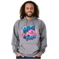 thumbnail image 1 of Airbrushed Dubble Bubble Big Poppa Unisex Plus Size Hoodie Brisco Brands 2X, 1 of 5