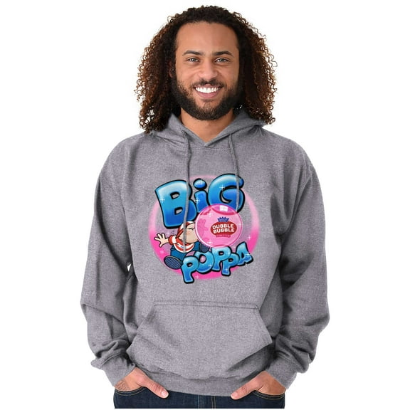 Airbrushed Dubble Bubble Big Poppa Unisex Plus Size Hoodie Brisco Brands 3X