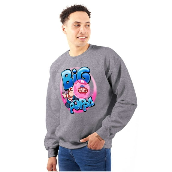 Airbrushed Dubble Bubble Big Poppa Unisex Plus Size Sweatshirt Brisco Brands 2X