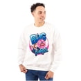 thumbnail image 1 of Airbrushed Dubble Bubble Big Poppa Unisex Plus Fleece Graphic Sweatshirt Brisco Brands 3X, 1 of 5