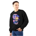 thumbnail image 1 of Airbrushed Dubble Bubble Blowing Up Unisex Plus Size Sweatshirt Brisco Brands 2X, 1 of 5