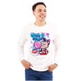 thumbnail image 1 of Airbrushed Dubble Bubble Whats Poppin Unisex Plus Size Long Sleeve Shirt Brisco Brands 2X, 1 of 5