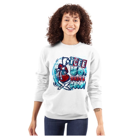 Airbrushed Icee Bear Yo That’s Cold Sweatshirt for Men or Women Brisco Brands S
