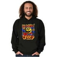 thumbnail image 1 of Airbrushed PACMAN Game Runnin Wild Unisex Plus Size Hoodie Brisco Brands 2X, 1 of 5