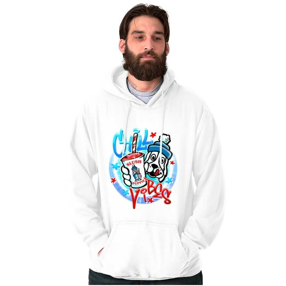 Airbrushed Slush Puppie Chill Vibes Unisex Plus Size Hoodie Brisco Brands 3X