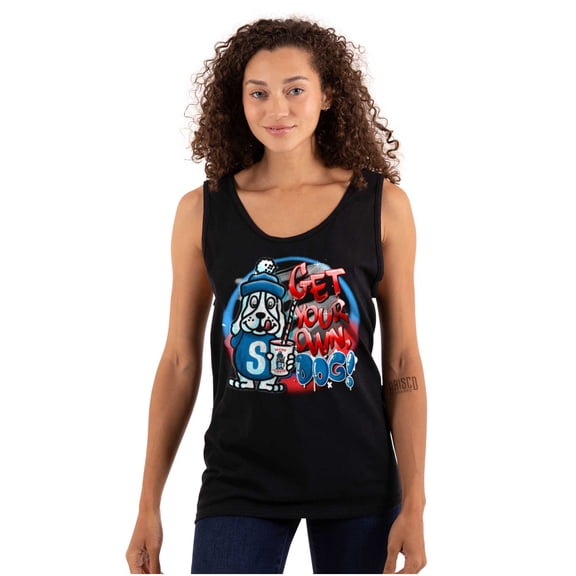 Airbrushed Slush Puppie Get Your Own Tank Top T Shirts Men Women Brisco Brands S