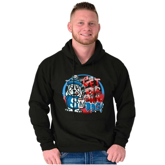 Airbrushed Slush Puppie Get Your Own Unisex Plus Size Hoodie Brisco Brands 2X