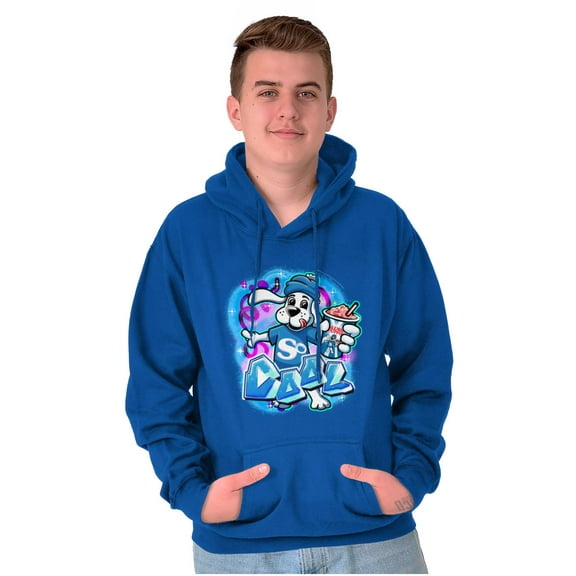 Airbrushed Slush Puppie So Cool Unisex Plus Size Hoodie Brisco Brands 5X