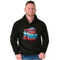 thumbnail image 1 of Airbrushed Smurf Who's Your Papa Hoodie Hooded Sweatshirt Men Brisco Brands S, 1 of 6