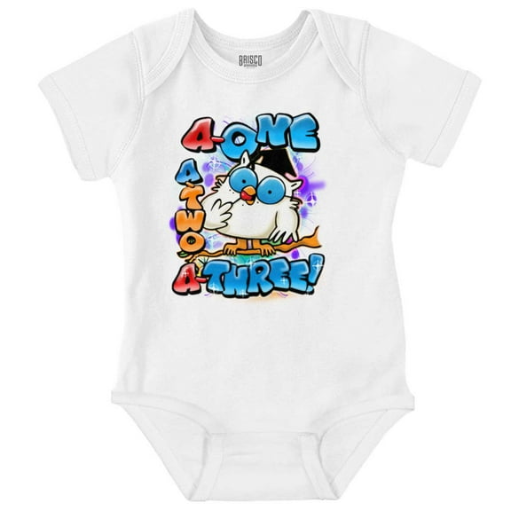 Airbrushed Tootsie Roll Pop Counting Romper Boys or Girls Infant Baby Brisco Brands NB