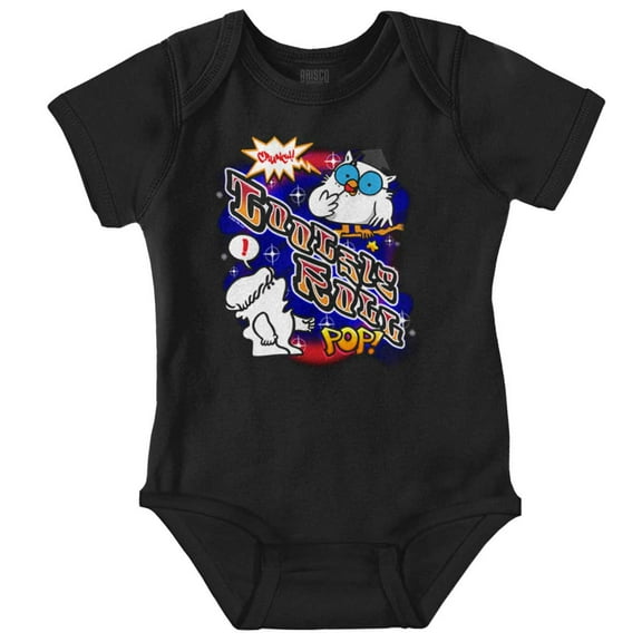 Airbrushed Tootsie Roll Pop Crunch Romper Boys or Girls Infant Baby Brisco Brands 12M