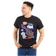 thumbnail image 1 of Airbrushed Tootsie Roll Pop Crunch Unisex Plus Size Graphic Tee Brisco Brands 2X, 1 of 5