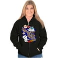 thumbnail image 1 of Airbrushed Tootsie Roll Pop Crunch Zip Up Hoodie Men's Women's Brisco Brands X, 1 of 6