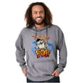 thumbnail image 1 of Airbrushed Tootsie Roll Pop Mascot Unisex Plus Size Hoodie Brisco Brands 2X, 1 of 5