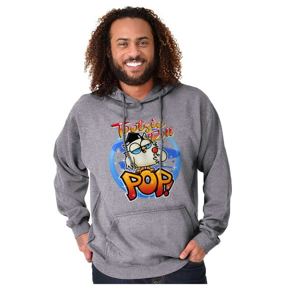 Airbrushed Tootsie Roll Pop Mascot Unisex Plus Size Hoodie Brisco Brands 2X