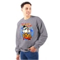 thumbnail image 1 of Airbrushed Tootsie Roll Pop Mascot Unisex Plus Size Sweatshirt Brisco Brands 2X, 1 of 5
