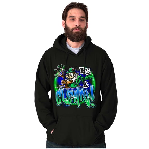 Airbrushed Woodsy Owl Be Green Unisex Plus Size Hoodie Brisco Brands 2X