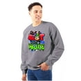 thumbnail image 1 of Airbrushed Woodsy Owl Don’t Pollute Unisex Plus Size Sweatshirt Brisco Brands 2X, 1 of 5
