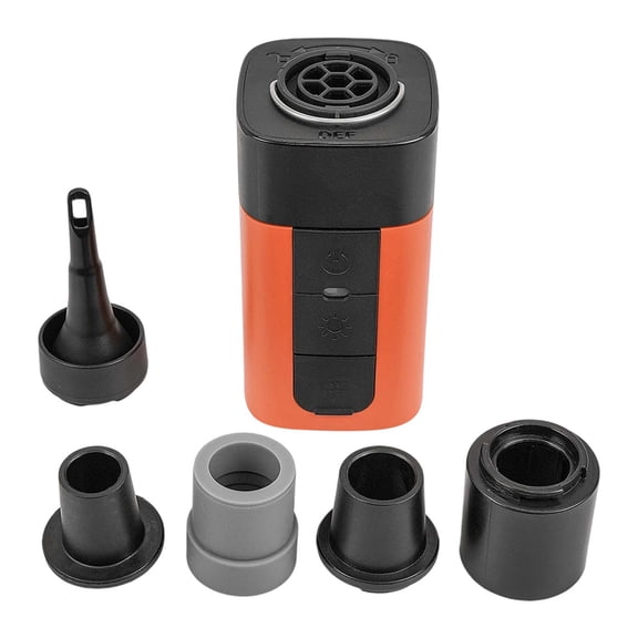 Airburst Pro Mini - Compact 2-in-1 Electric Air Pump & Vacuum with LED, USB Rechargeable Portable Pump for Inflatables, Camping Mats, and Space Saver Bags
