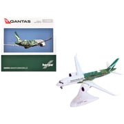Airbus A220-300 Commercial Aircraft "QantasLink Flying Art Series - Minyma Kutjara Tjukurpa" VH-X4A White with Green Graphics 1/200 Diecast Model by Herpa
